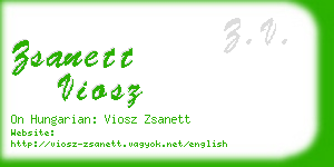 zsanett viosz business card